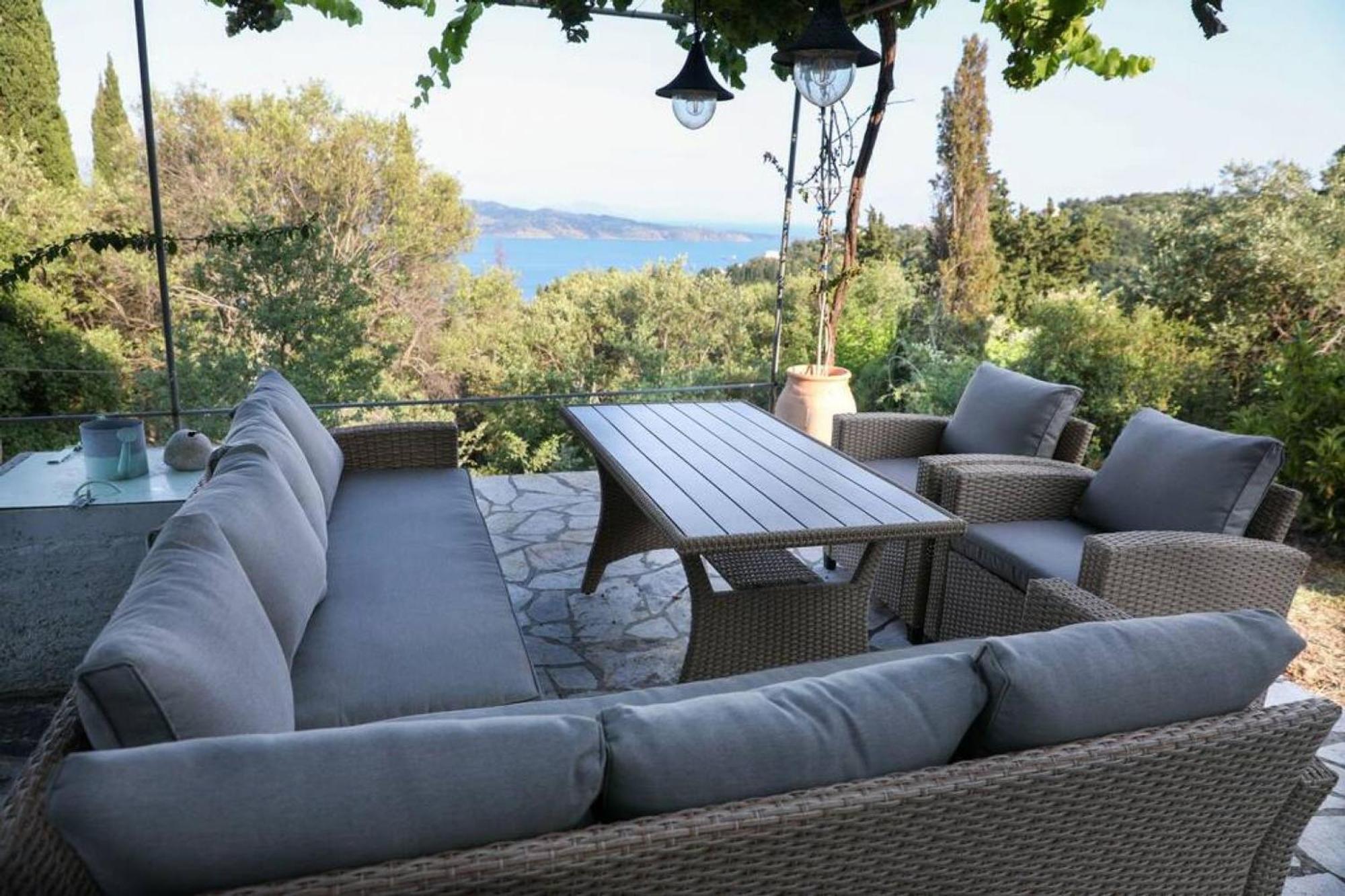 Sinies Stone Cottage - Ne Corfu Agnícini Kültér fotó