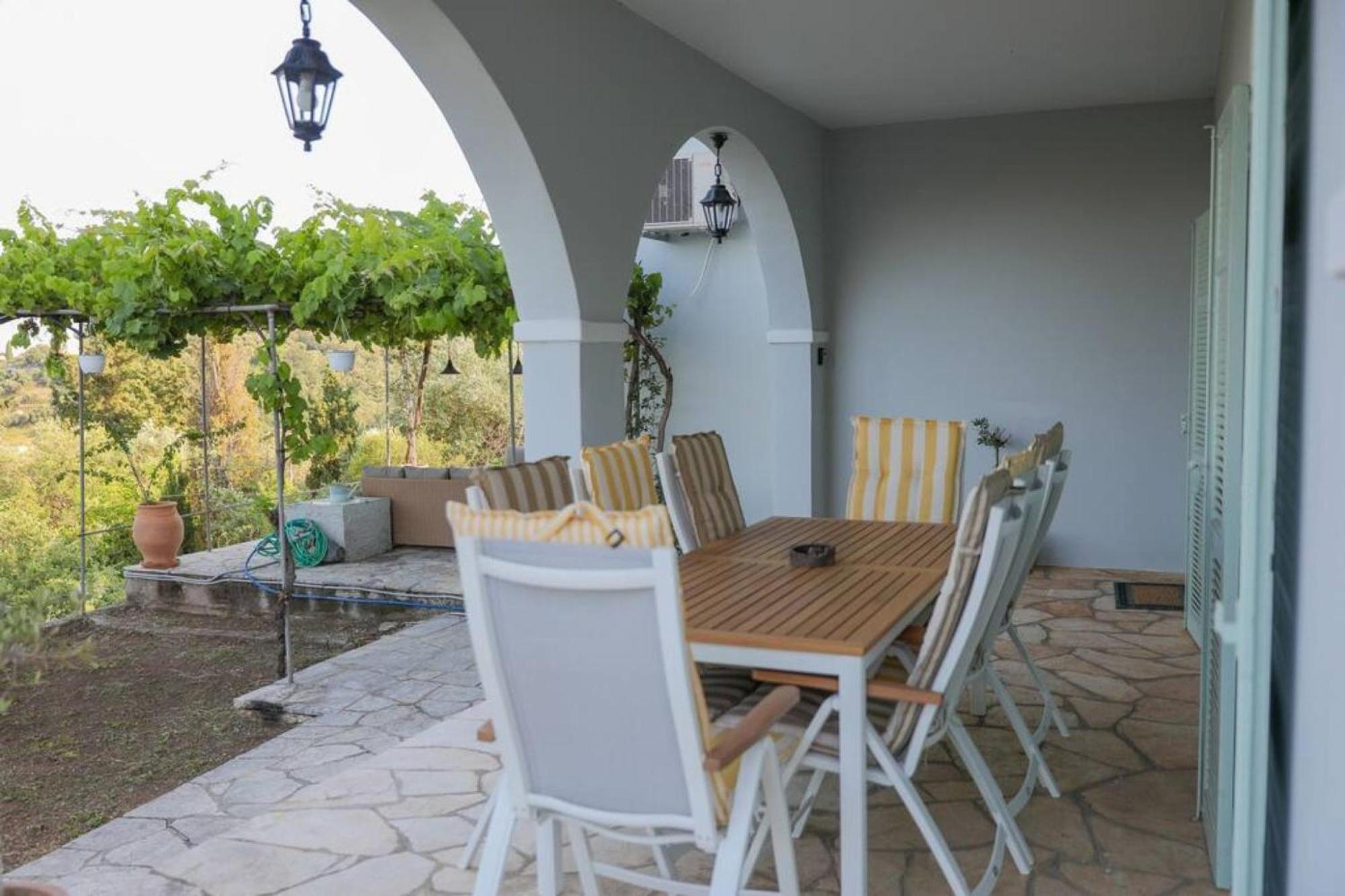 Sinies Stone Cottage - Ne Corfu Agnícini Kültér fotó