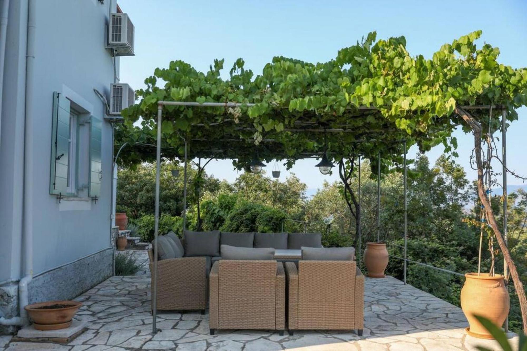 Sinies Stone Cottage - Ne Corfu Agnícini Kültér fotó