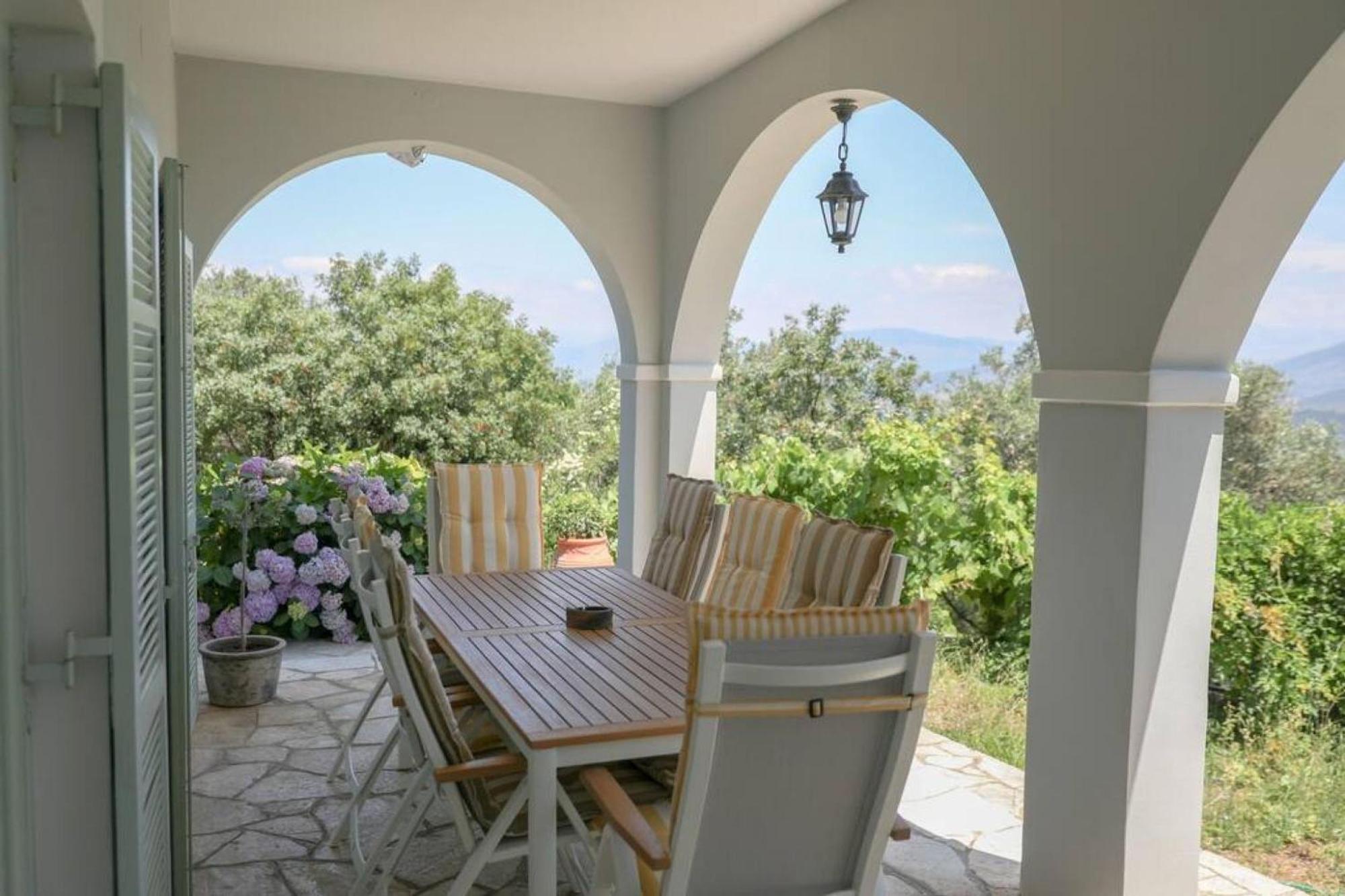 Sinies Stone Cottage - Ne Corfu Agnícini Kültér fotó