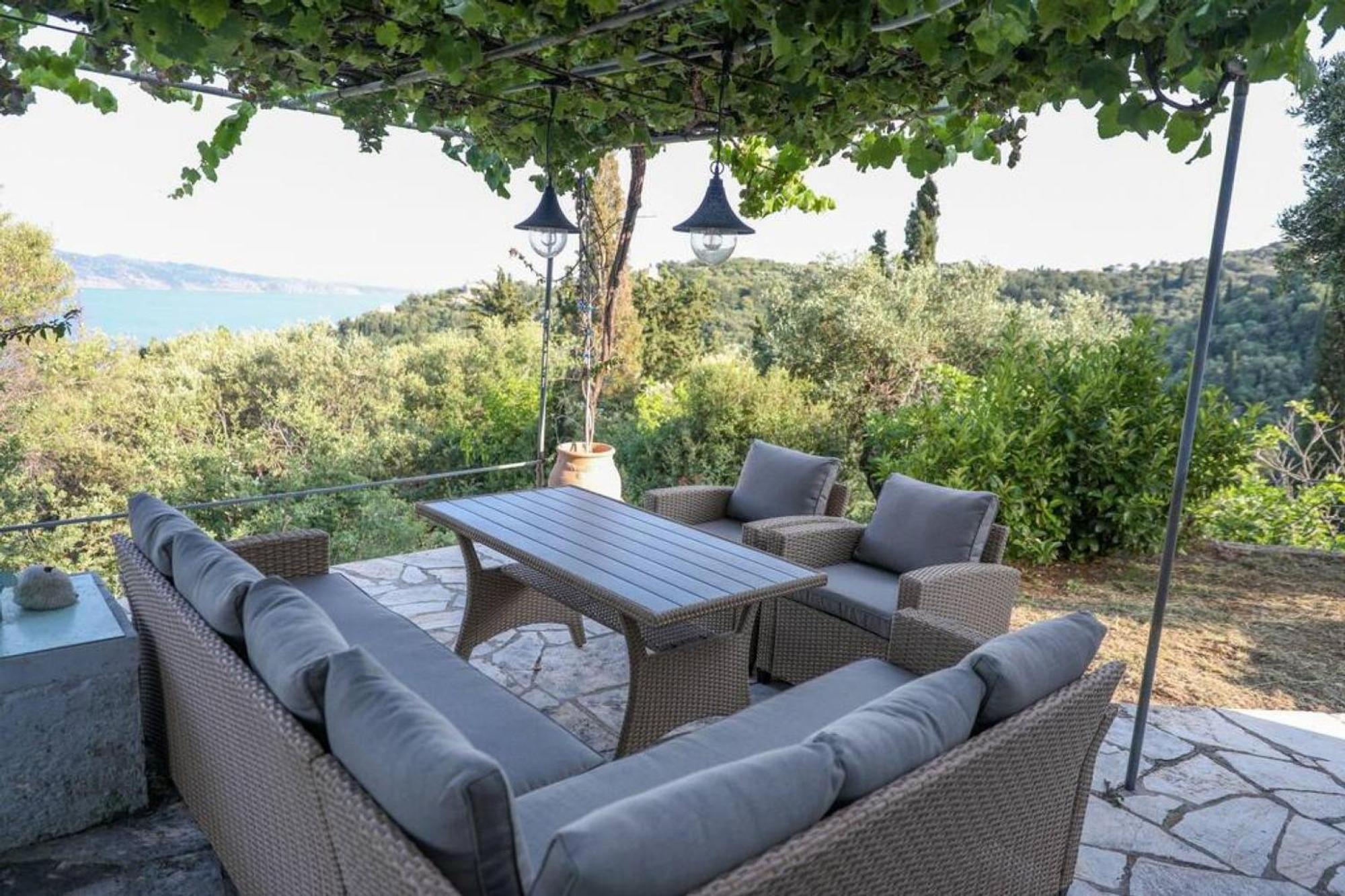 Sinies Stone Cottage - Ne Corfu Agnícini Kültér fotó