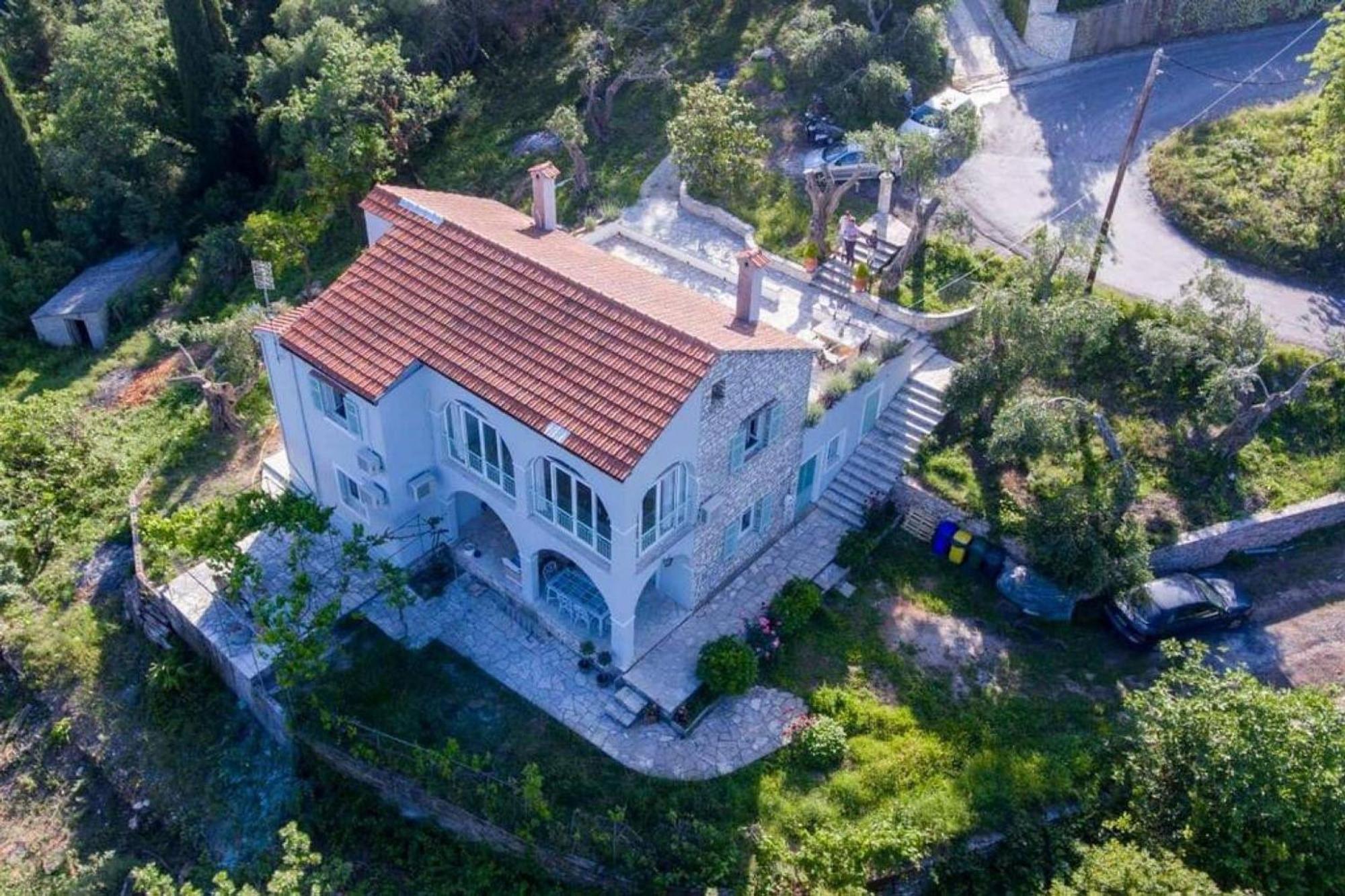 Sinies Stone Cottage - Ne Corfu Agnícini Kültér fotó
